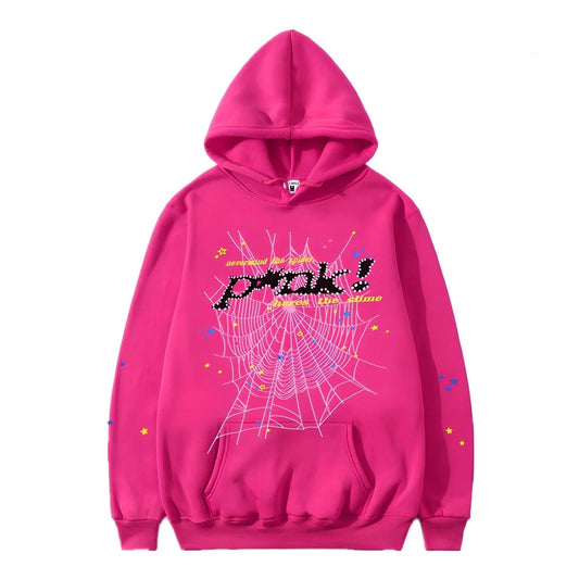 "Sp5der" Hoodie Pink