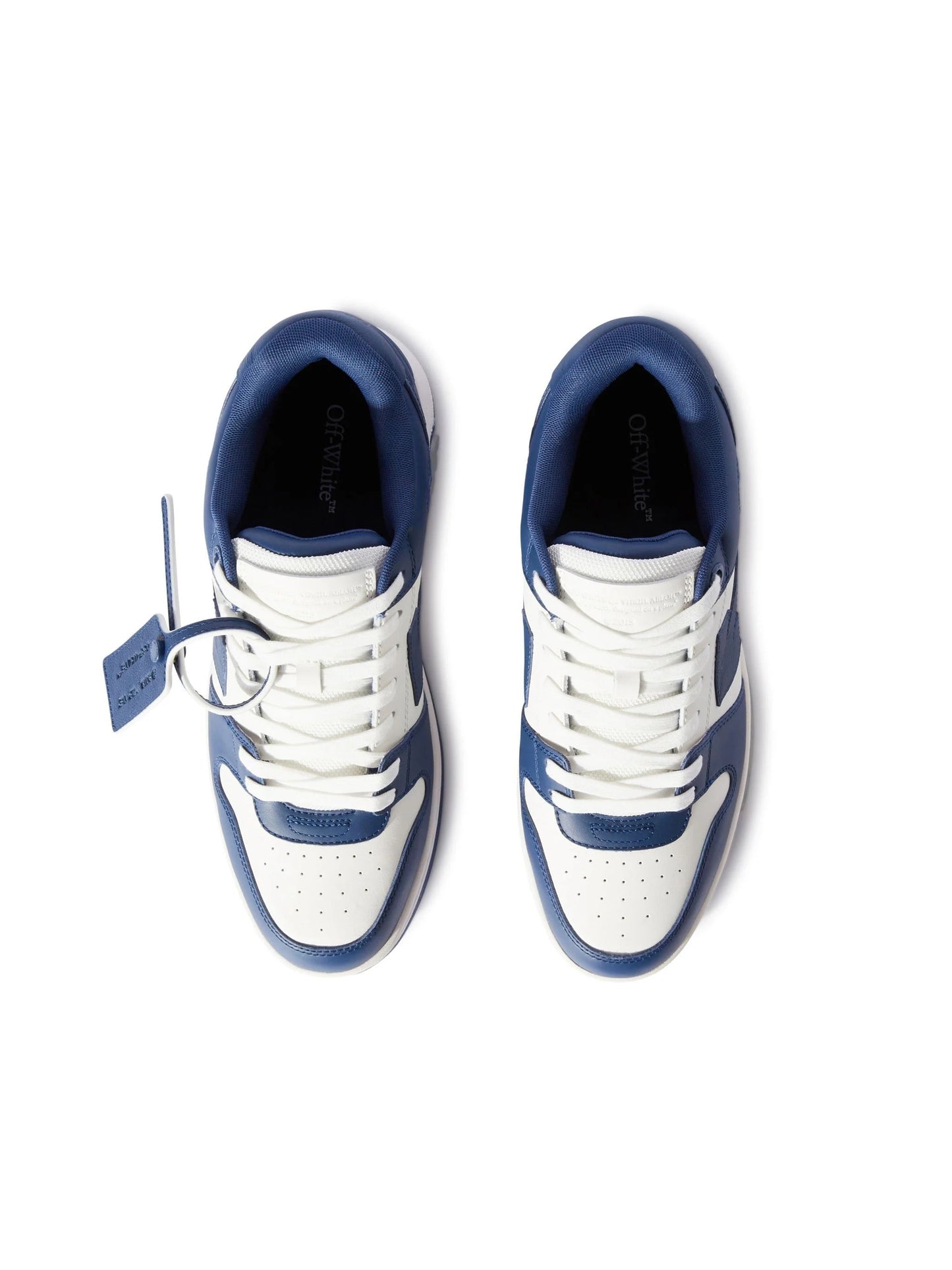 "Off" Sneaker Blue/White